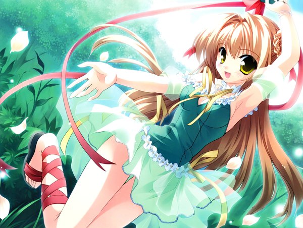 Anime picture 2385x1800 with sorairo no organ (game) lefeuille minase lin highres tagme