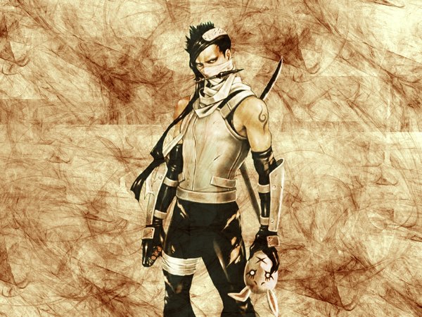 Anime picture 1024x768 with naruto studio pierrot naruto (series) momochi zabuza tagme