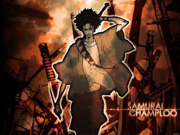 Anime picture 1024x768 with samurai champloo mugen (samurai champloo) boy tagme