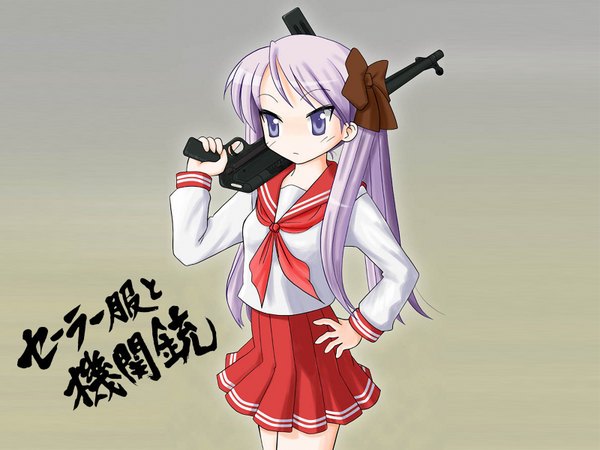 Anime picture 1600x1200 with lucky star kyoto animation hiiragi kagami girl tagme