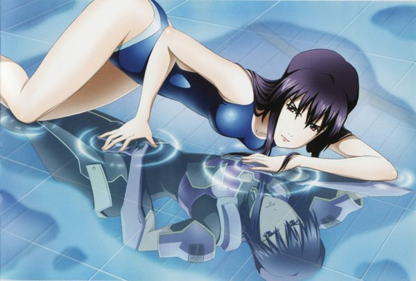 Anime picture 2400x1626 with zegapain highres swimsuit tagme