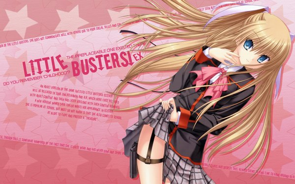 Anime picture 1920x1200 with little busters! key (studio) tokido saya highres light erotic wide image