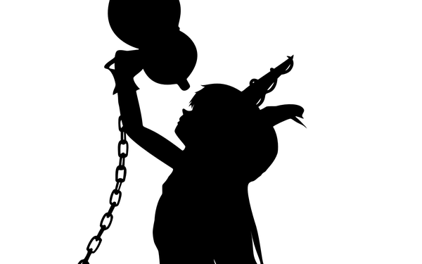 Anime picture 1920x1200 with touhou bad apple!! ibuki suika highres wide image monochrome vector silhouette girl