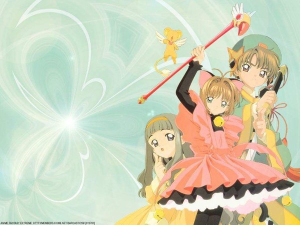 Anime picture 1280x960 with card captor sakura clamp kinomoto sakura fuuin no tsue tagme