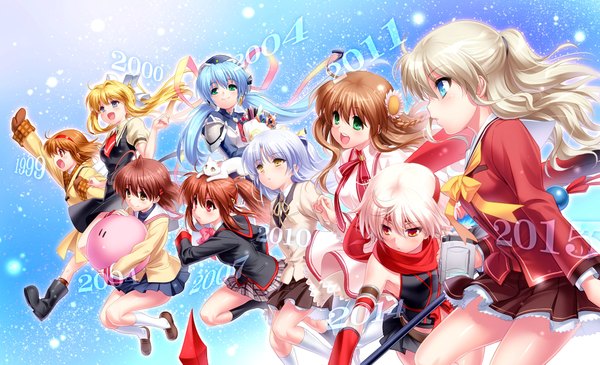 Anime picture 2000x1217 with clannad angel beats! little busters! air kanon charlotte rewrite holy breaker! planetarian key (studio) p.a. works kamio misuzu tachibana kanade furukawa nagisa natsume rin tsukimiya ayu tomori nao kanbe kotori hoshino yumemi hirari minase