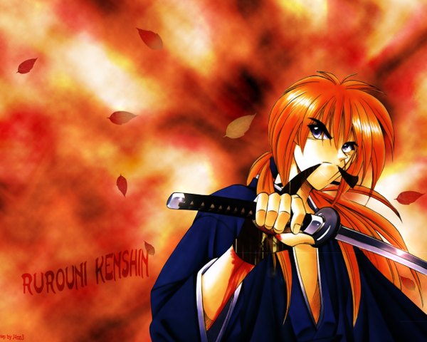 Anime picture 1280x1024 with rurouni kenshin himura kenshin tagme kenshing himura