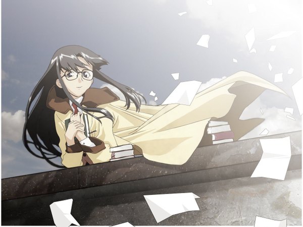 Anime picture 1280x960 with read or die j.c. staff yomiko readman sky tagme