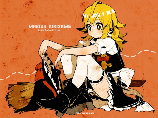 Anime picture 1280x960 with touhou kirisame marisa witch girl tagme