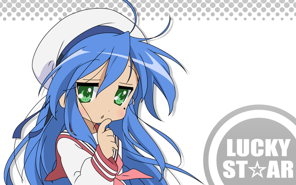 Anime picture 1920x1200 with lucky star kyoto animation izumi konata highres wide image girl