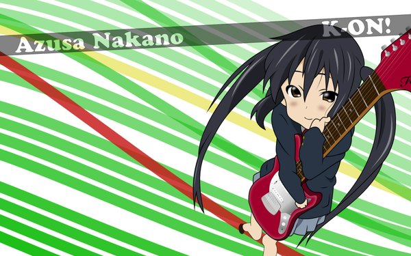 Anime picture 1920x1200 with k-on! kyoto animation nakano azusa highres wide image