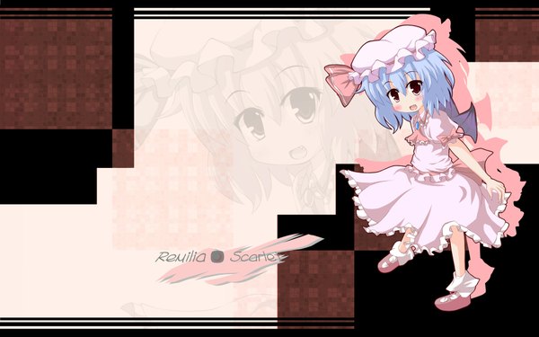 Anime picture 1920x1200 with touhou remilia scarlet highres wide image girl skirt skirt set