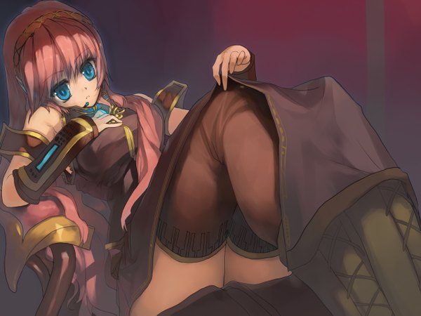 Anime picture 1280x960 with vocaloid megurine luka girl tagme