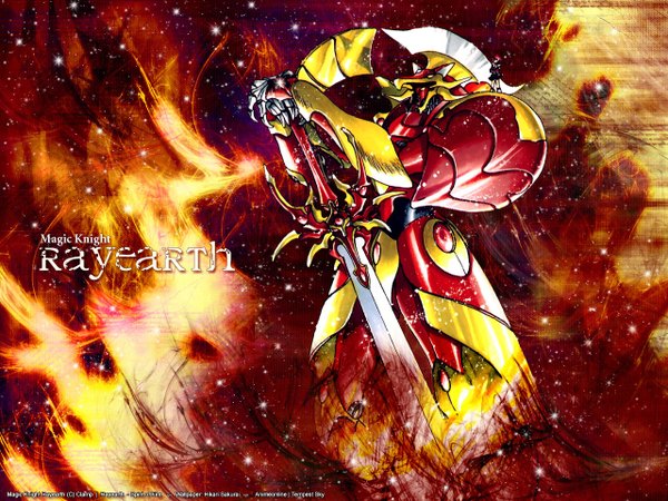 Anime picture 1280x960 with magic knight rayearth clamp robot mecha tagme
