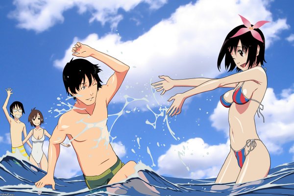 Anime picture 1440x960 with nhk ni youkoso gonzo nakahara misaki satou tatsuhiro light erotic