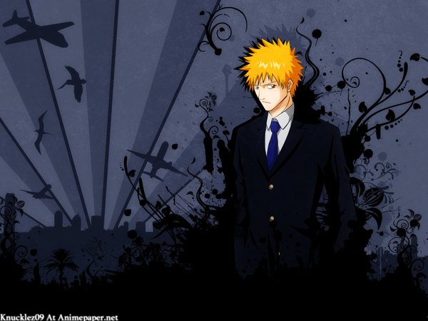 Anime picture 1600x1200 with bleach studio pierrot kurosaki ichigo tagme