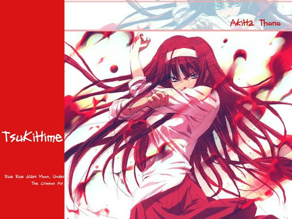 Anime picture 1024x768 with shingetsutan tsukihime type-moon toono akiha tagme