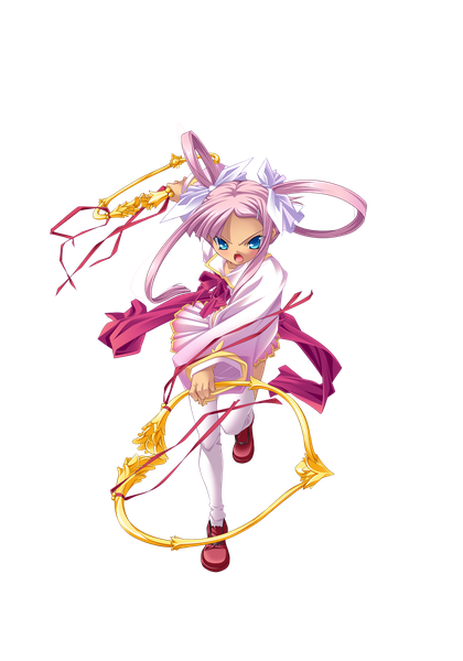 Anime picture 1620x2313 with koihime musou doga kobo sonshoukou hikage eiji single long hair tall image looking at viewer open mouth blue eyes pink hair full body loli transparent background girl thighhighs dress bow hair bow white thighhighs