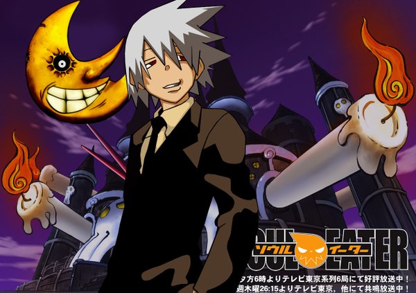 Anime picture 1280x903 with soul eater studio bones soul eater evans vector spiked hair tagme