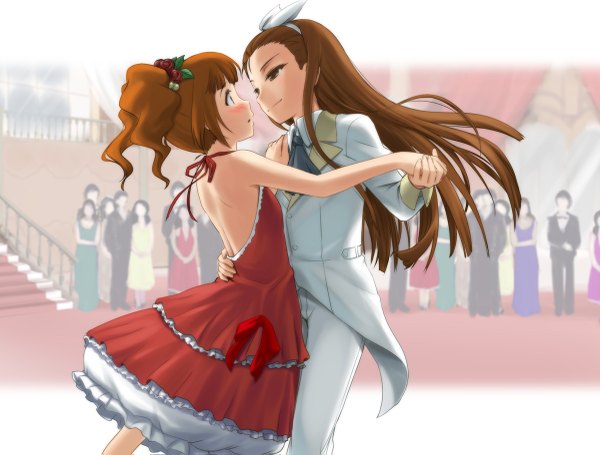 Anime picture 1200x911 with idolmaster minase iori takatsuki yayoi zanzi multiple girls girl 2 girls