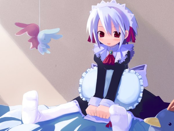 Anime picture 1280x960 with suigetsu kotonomiya yuki harada takehito maid girl bunny