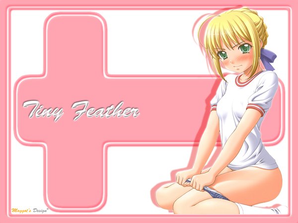 Anime picture 1600x1200 with fate (series) fate/stay night studio deen type-moon artoria pendragon (all) saber light erotic girl