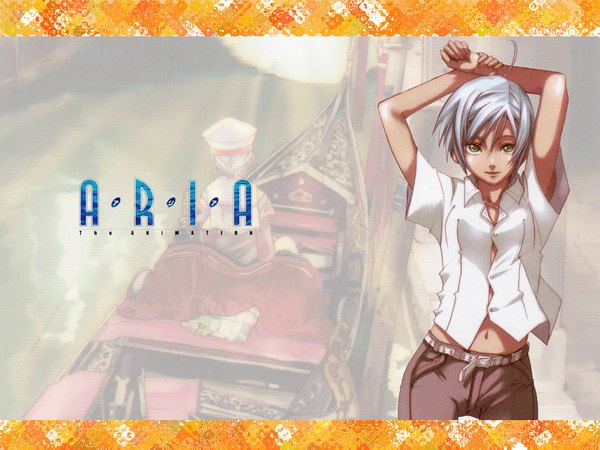 Anime picture 1024x768 with aria athena glory wallpaper dark skin tagme