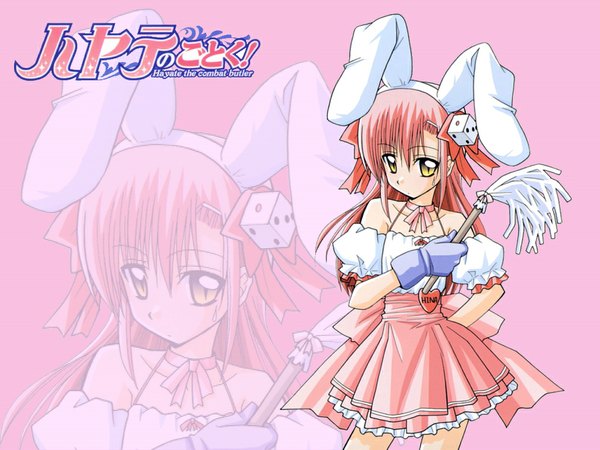 Anime picture 1024x768 with hayate no gotoku! di gi charat madhouse katsura hinagiku cosplay parody