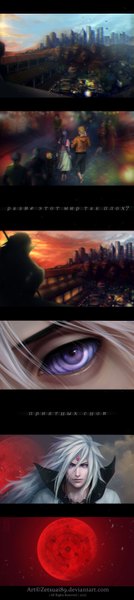 Anime picture 1500x6686 with naruto studio pierrot naruto (series) uzumaki naruto hyuuga hinata uchiha madara uzumaki boruto uzumaki himawari zetsuai89 tall image fringe purple eyes sky white hair wind lips from behind realistic text evening