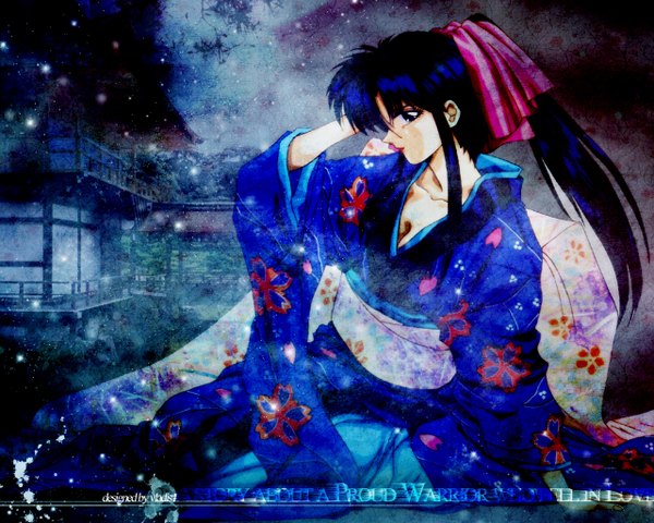 Anime picture 1280x1024 with rurouni kenshin kamiya kaoru tagme