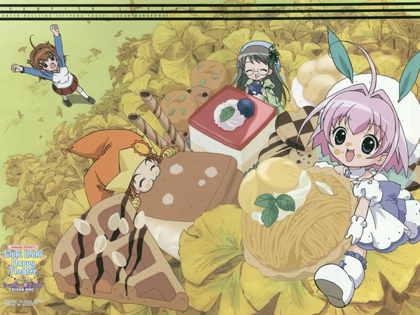 Anime picture 1024x768 with chicchana yukitsukai sugar saga bergman sugar (chicchana yukitsukai sugar) pepper (chicchana yukitsukai sugar) salt (chicchana yukitsukai sugar) ozawa iku girl