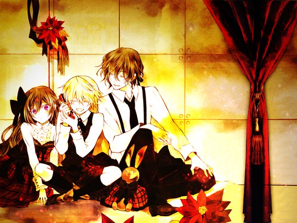 Anime picture 2048x1536 with pandora hearts xebec alice (pandora hearts) oz vessalius gilbert nightray highres