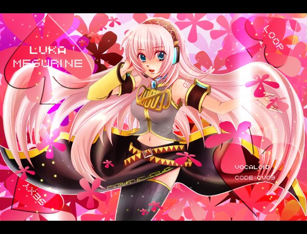 Anime picture 1342x1024 with vocaloid megurine luka girl tagme