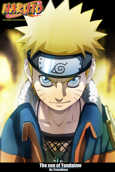 Anime picture 1024x1523 with naruto studio pierrot naruto (series) uzumaki naruto tremblax single tall image short hair blue eyes blonde hair inscription coloring facial mark portrait whisker markings angry jinchuriki boy bandana