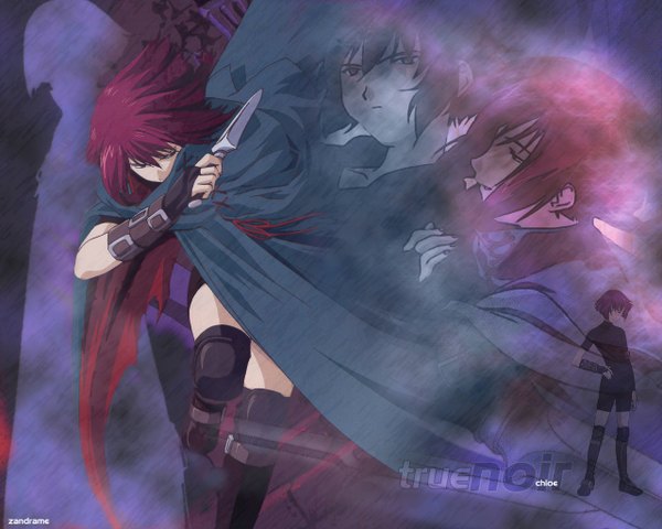 Anime picture 1280x1024 with noir tagme chloe