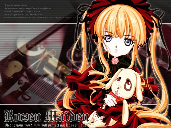 Anime picture 1024x768 with rozen maiden shinku tagme