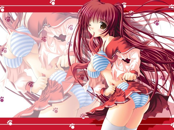 Anime picture 1600x1200 with to heart 2 leaf (studio) kousaka tamaki light erotic tagme