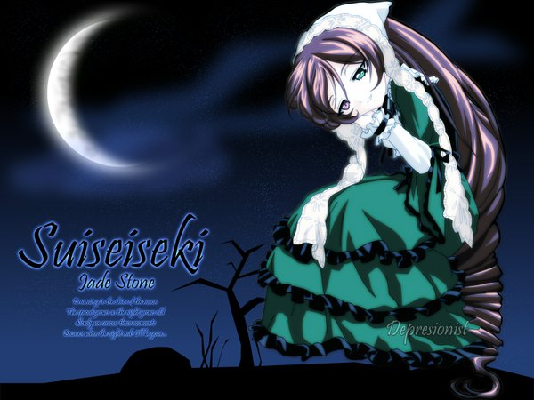 Anime picture 1600x1200 with rozen maiden suiseiseki moon tagme