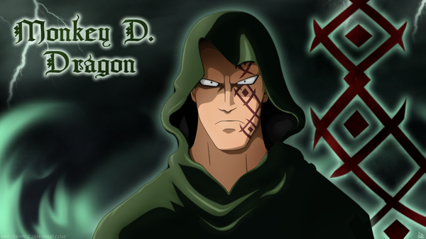 Anime picture 1280x720 with one piece toei animation monkey d dragon deiviscc single wide image black eyes inscription tattoo coloring portrait boy hood