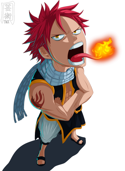 Anime picture 1000x1370 with fairy tail natsu dragneel themnaxs single tall image short hair open mouth yellow eyes pink hair tattoo sleeveless coloring magic hieroglyph crossed arms transparent background muscle boy tongue scarf