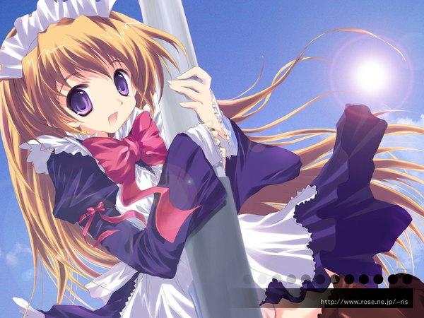 Anime picture 1024x768 with original maid tagme