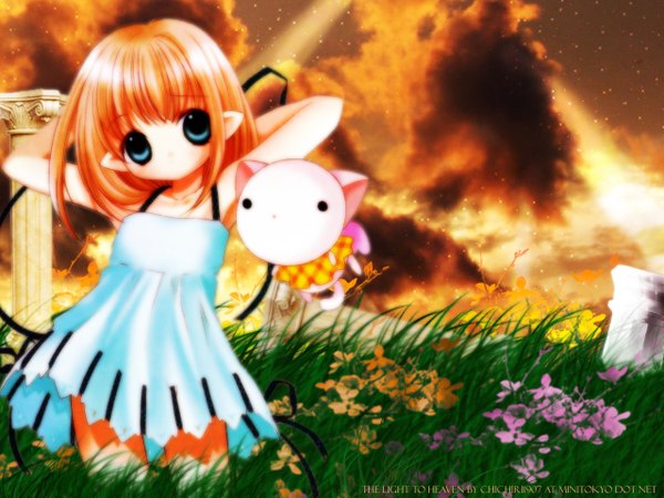 Anime picture 1280x960 with bottle fairy oboro kururu tokumi yuiko tagme