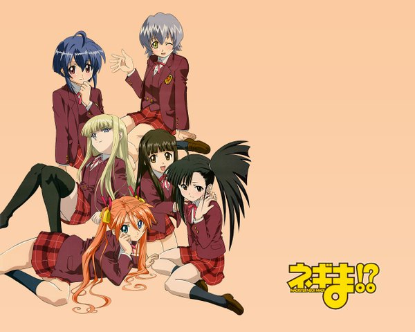 Anime picture 1280x1024 with mahou sensei negima! tagme