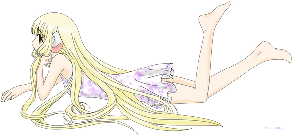 Anime picture 6368x2913 with chobits chii highres wide image transparent background vector