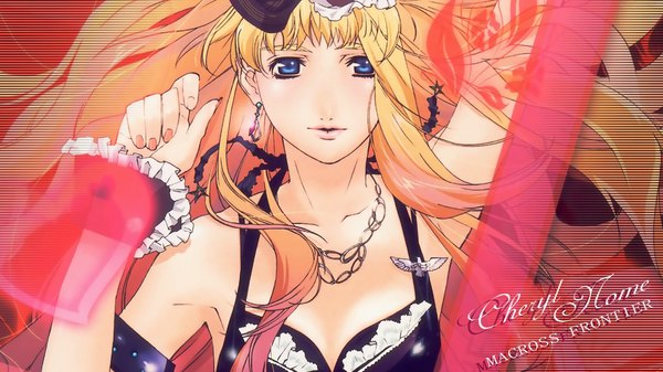 Anime picture 1920x1080 with macross macross frontier sheryl nome highres wide image