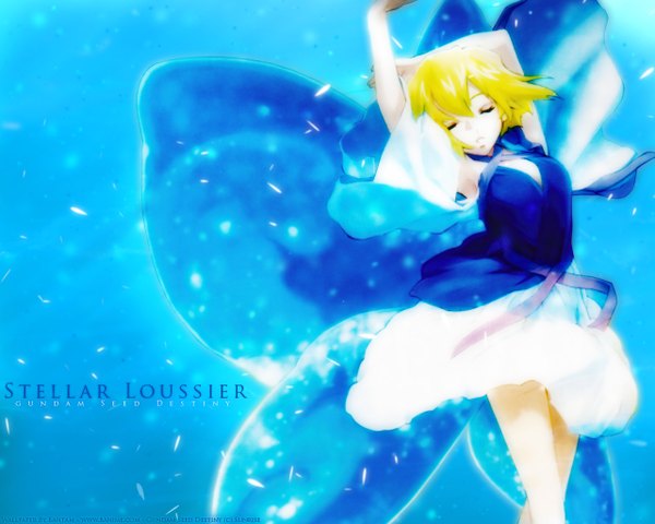 Anime picture 1280x1024 with mobile suit gundam gundam seed destiny sunrise (studio) stellar loussier tagme