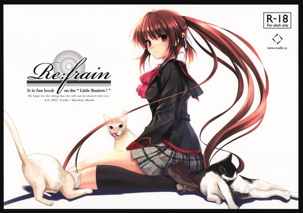 Anime picture 3001x2113 with little busters! key (studio) natsume rin highres girl