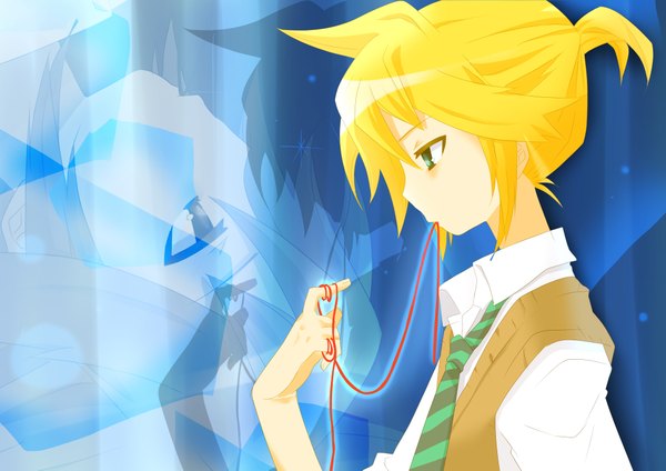 Anime picture 4092x2893 with vocaloid kagamine len highres boy tagme