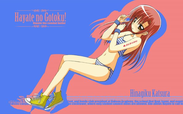 Anime picture 1920x1200 with hayate no gotoku! katsura hinagiku highres wide image swimsuit tagme