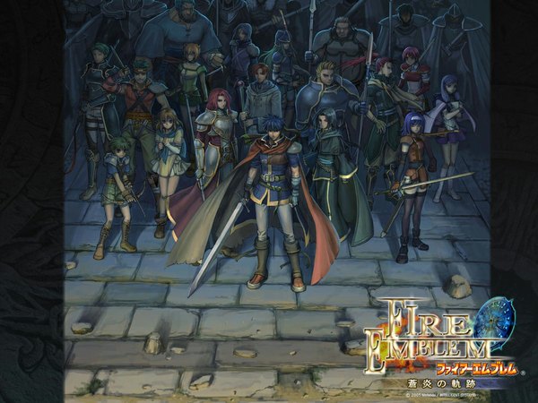 Anime picture 1024x768 with fire emblem fire emblem: radiant dawn fire emblem: path of radiance nintendo ike mist (fire emblem) lethe nephenee ilyana titania (fire emblem) boyd brom gatrie marcia mia mordecai oscar rhys rolf soren