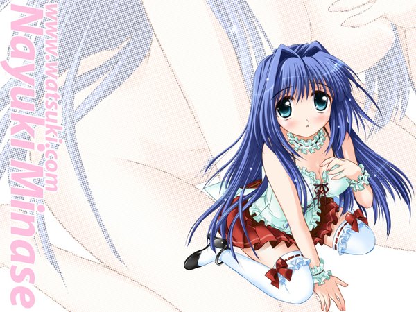 Anime picture 1600x1200 with kanon key (studio) minase nayuki highres girl